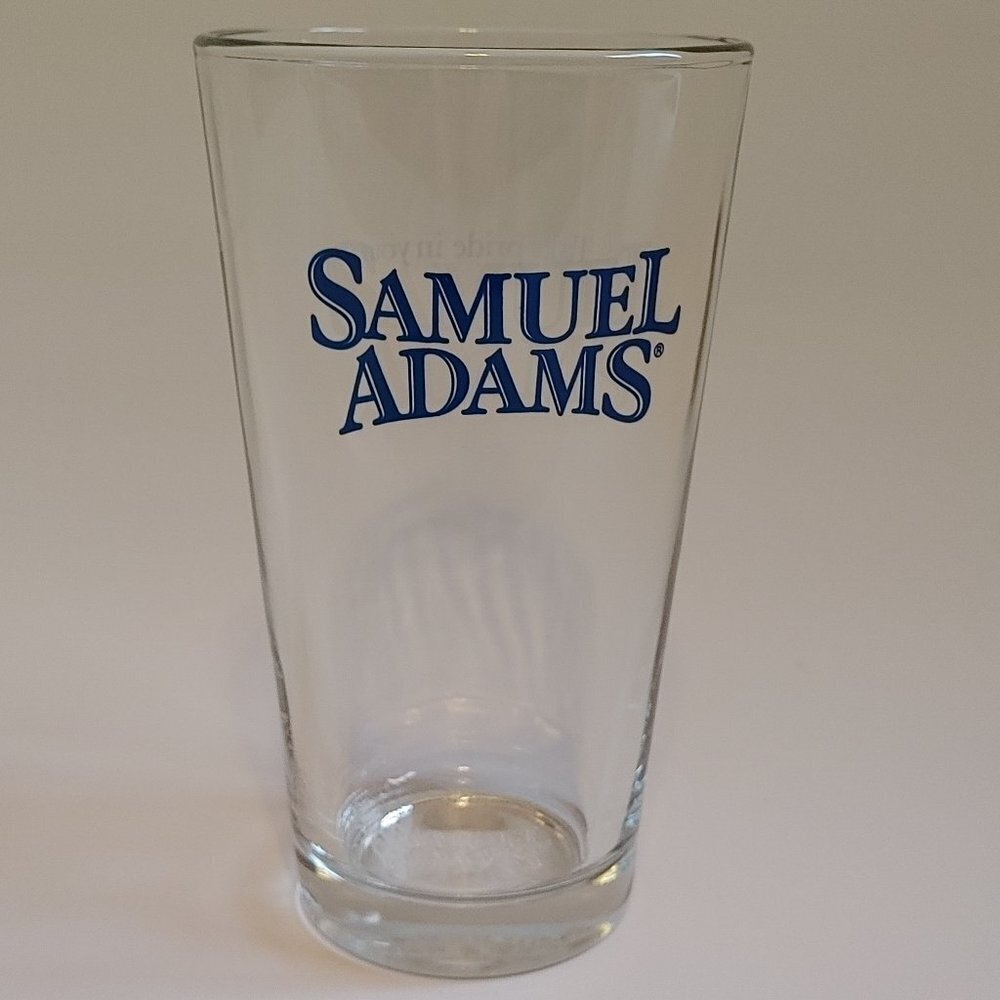 SAMUEL ADAMS BEER Pint Glass Sam Adams Quality Drinking Glass THICK BNWOT